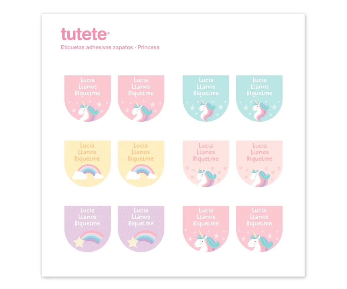 Colecciones Vuelta Al Cole^Tutete Pack Combinado Termo y Pegatinas Unicornio