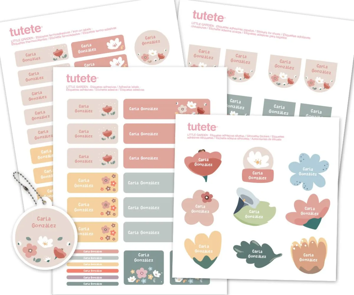 Online Pack Combinado Termo y Pegatinas Little Garden Etiquetas Personalizadas|Colecciones Vuelta Al Cole