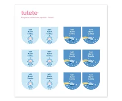 Etiquetas Personalizadas^Tutete Pack Combinado Termo y Pegatinas Robot