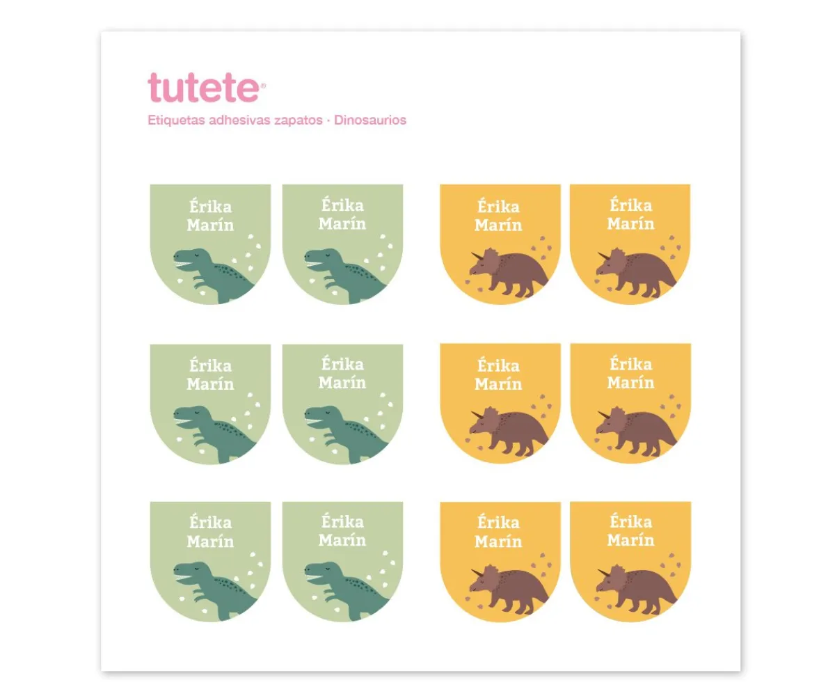 Clearance Pack Combinado Termo y Pegatinas Dinosaurios Etiquetas Personalizadas|Colecciones Vuelta Al Cole