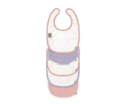 Baberos^Lassig Pack de 5 Baberos Happy Fruits Peach / Pastel Lilac