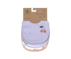 Baberos^Lassig Pack de 5 Baberos Happy Fruits Cherry