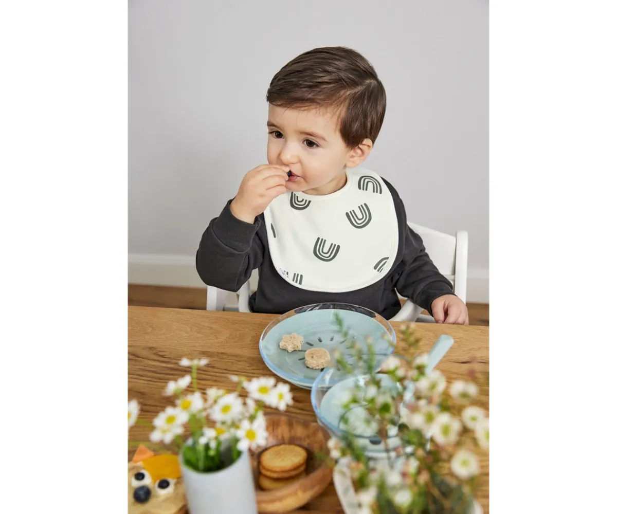 Baberos^Lassig Pack de 5 baberos Happy Smile