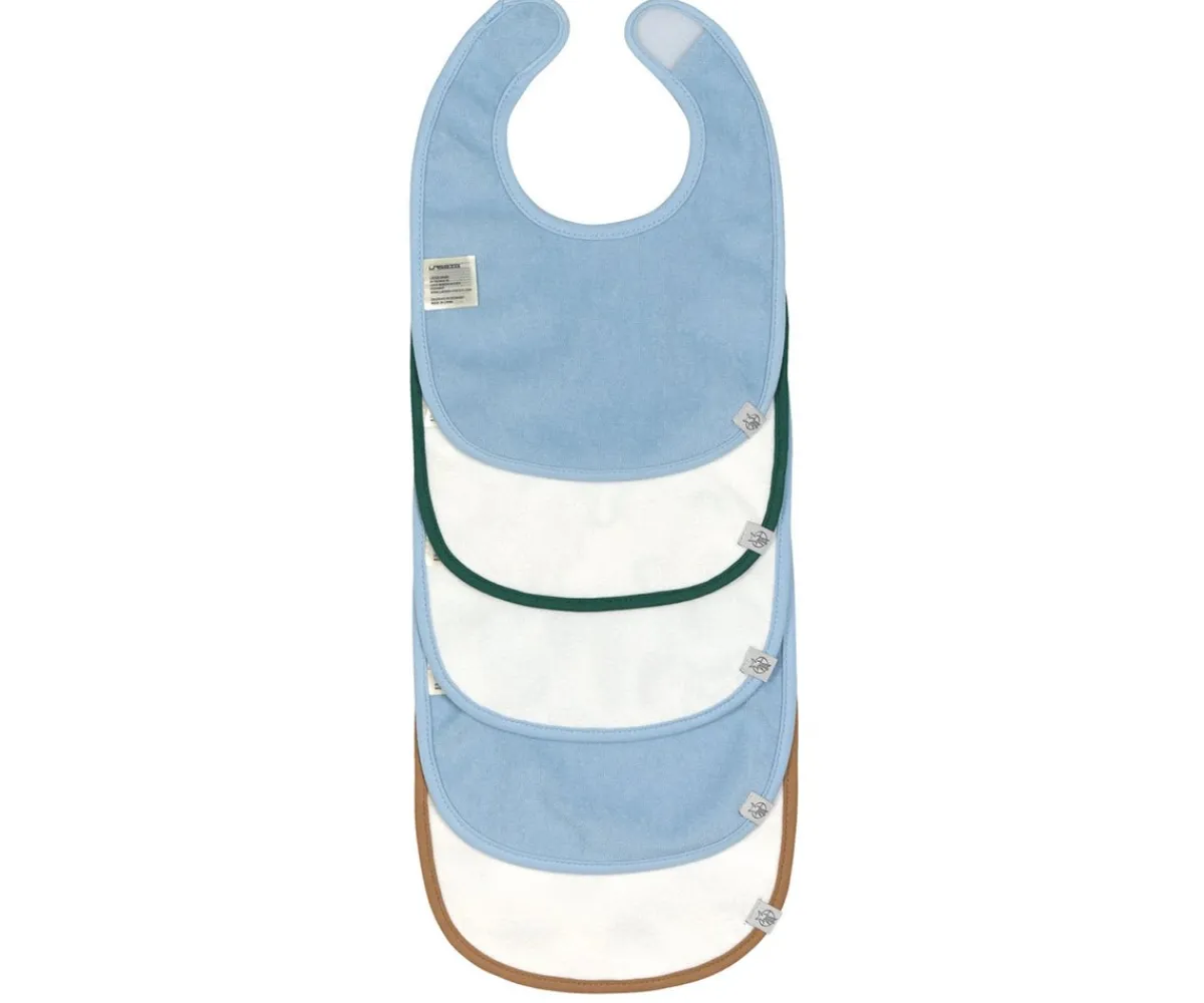 Baberos^Lassig Pack de 5 baberos Happy Smile Blue