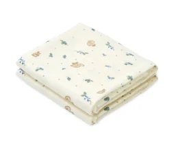 Muselinas Bebé^Cam Cam Pack de 2 Muselinas Gots Blueberries