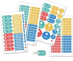 Etiquetas Personalizadas^Tutete Pack Guardería Parchís Estrella