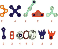 Clearance Pack Mars Rovers 30 Piezas Niños Otras Líneas Pedagógicas|Juguetes Niños 6 Años