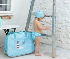 Bañadores Pañal^Monnëka Pack Natación Lighthouse con Volantes