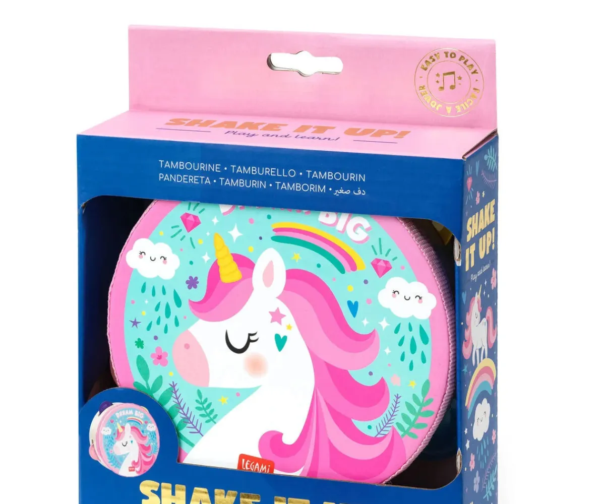 Instrumentos Musicales Para Niños^Legami Pandereta- Unicornio