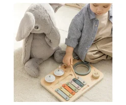 Juguetes Para Niños De 18 Meses^Sebra Panel de Actividades Musical Wooden