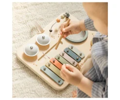 Juguetes Para Niños De 18 Meses^Sebra Panel de Actividades Musical Wooden