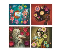 Manualidades Para Niños^Djeco Papel Creativo 3D Rock'n Rosas