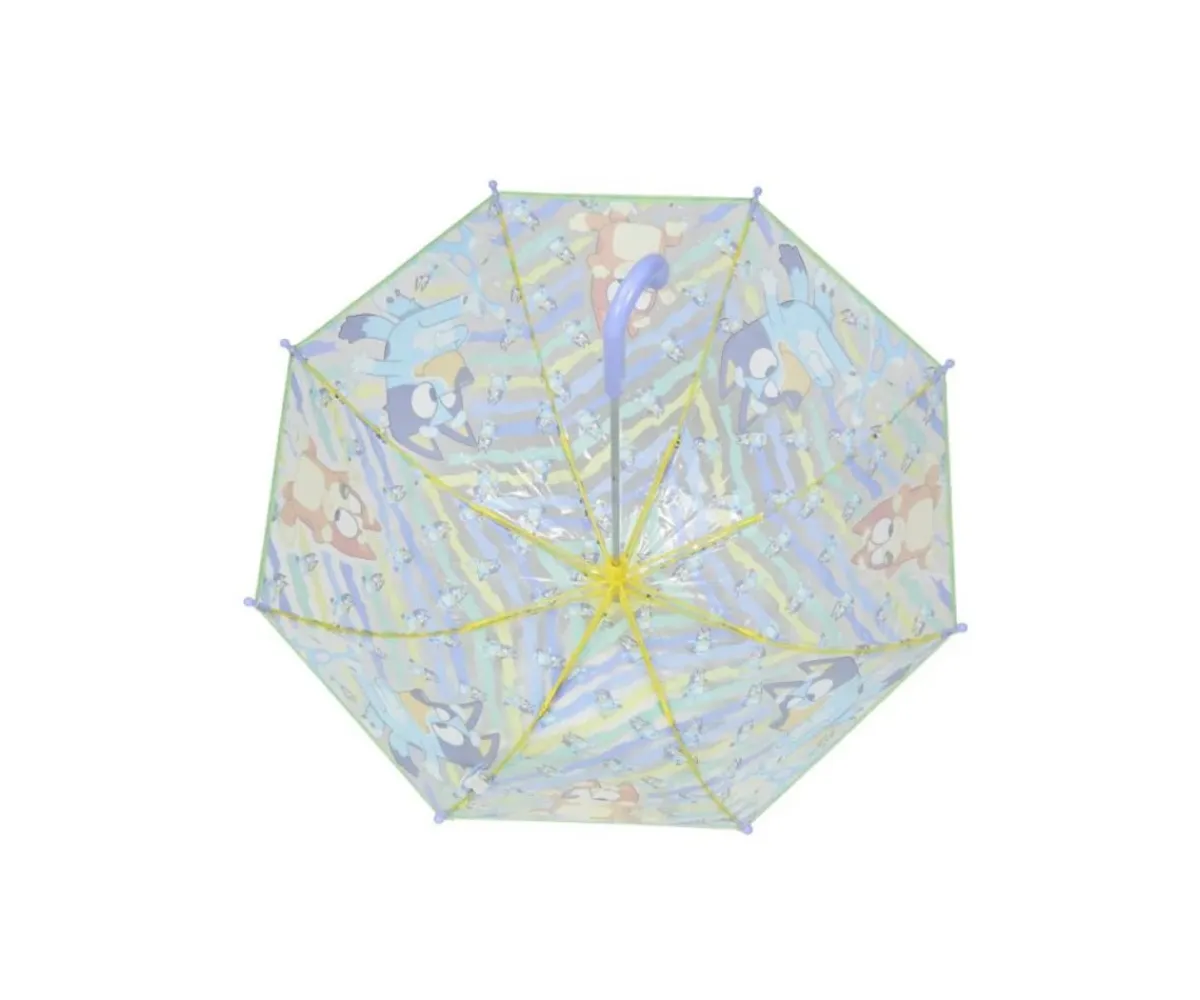 Paraguas Infantiles^CyP Brands Paraguas Manual Infantil Bluey Transparente Burbuja