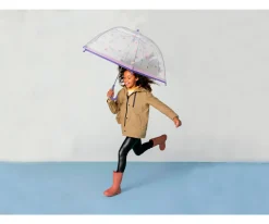 Paraguas Infantiles^CyP Brands Paraguas Manual Infantil Kuromi Transparente Burbuja