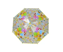 Paraguas Infantiles^CyP Brands Paraguas Manual Infantil Pokémon Transparente Amarillo