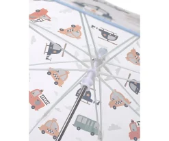 Clearance Paraguas Transparente City Cars Colecciones Vuelta Al Cole|Paraguas Infantiles