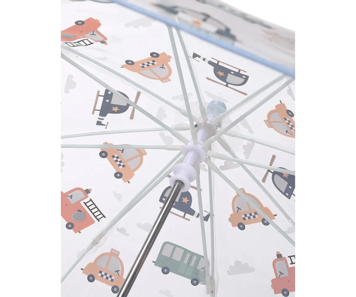 Clearance Paraguas Transparente City Cars Colecciones Vuelta Al Cole|Paraguas Infantiles