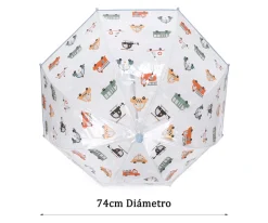 Clearance Paraguas Transparente City Cars Colecciones Vuelta Al Cole|Paraguas Infantiles