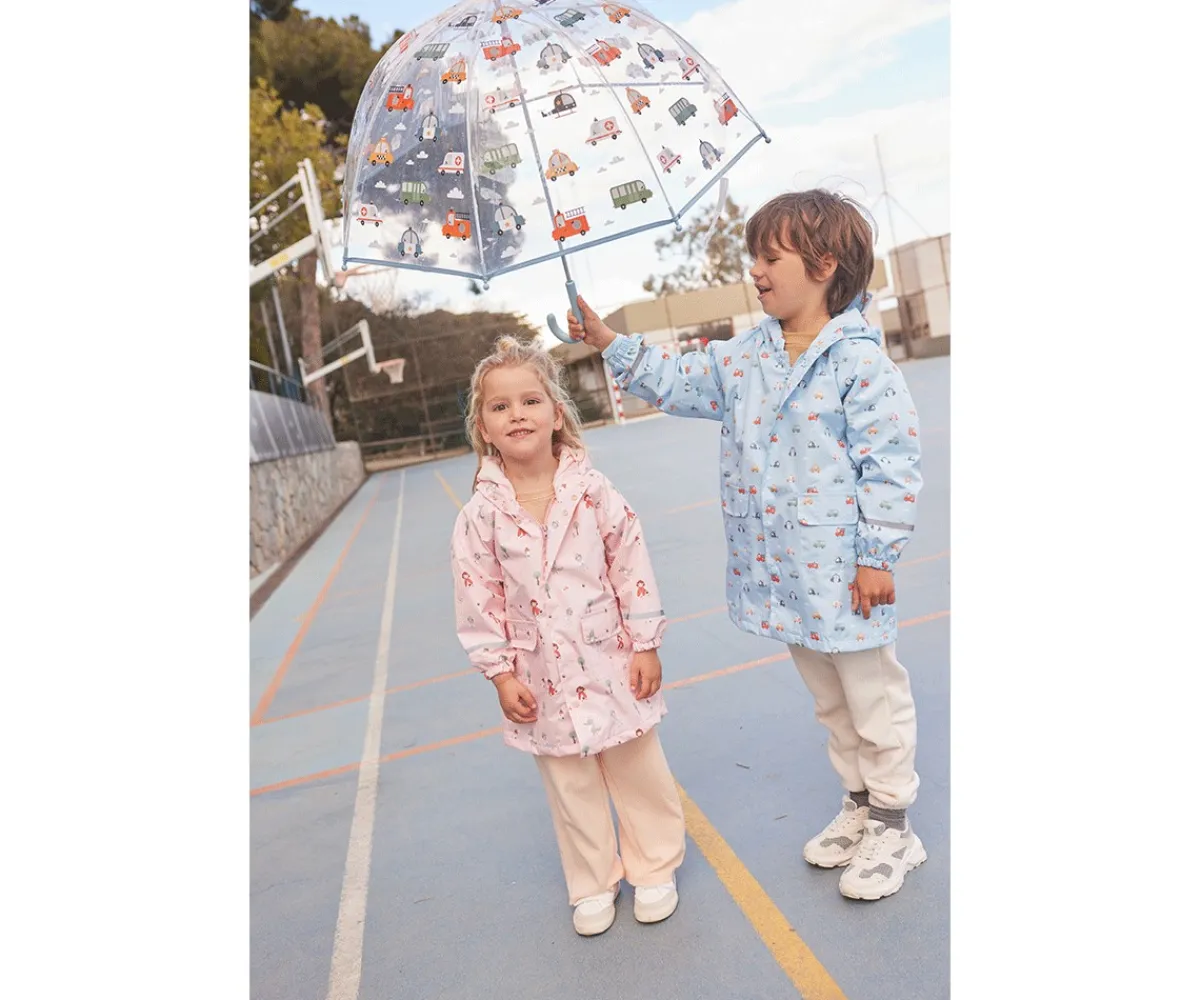 Clearance Paraguas Transparente City Cars Colecciones Vuelta Al Cole|Paraguas Infantiles