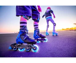 Patinetes^Yvolution Patines Combo Neón Azul T.34-37