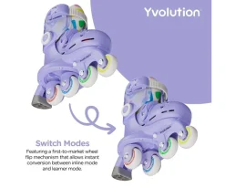 Patinetes^Yvolution Patines Twista Lila 23-28