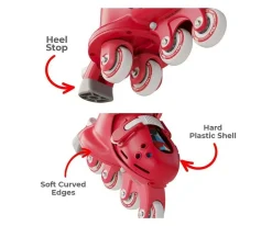 Patinetes^Yvolution Patines Twista Red T.30-34