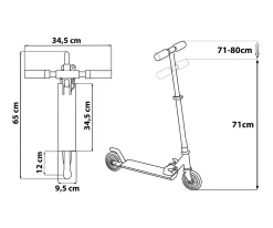 Best Patinete de 2 Ruedas Advengers Niños Patinetes|Juguetes Niños 5 Años