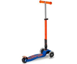 Clearance Patinete Maxi Deluxe Plegable Neon Led Azul / Naranja Niños Juguetes Niños 5 Años|Juguetes Niños + 10 Años