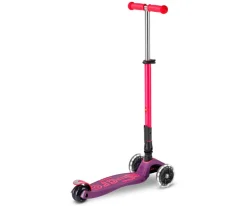 Outlet Patinete Maxi Deluxe Plegable Neon Led Lila / Rosa Niños Juguetes Niños 8 Años|Juguetes Niños 5 Años