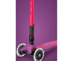 Outlet Patinete Maxi Deluxe Plegable Neon Led Lila / Rosa Niños Juguetes Niños 8 Años|Juguetes Niños 5 Años