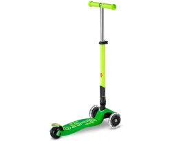 Outlet Patinete Maxi Deluxe Plegable Neon Led Verde / Amarillo Niños Juguetes Niños + 10 Años|Juguetes Niños 6 Años