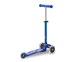 Hot Patinete Mini Deluxe Mini Azul con Luces LED Niños Juguetes Más Recomendados|Juguetes Niños 3 Años