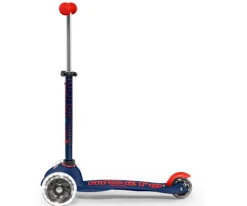 Sale Patinete Mini Deluxe Marino/Rojo Luces LED Niños Juguetes Niños 3 Años|Juguetes Niños 4 Años