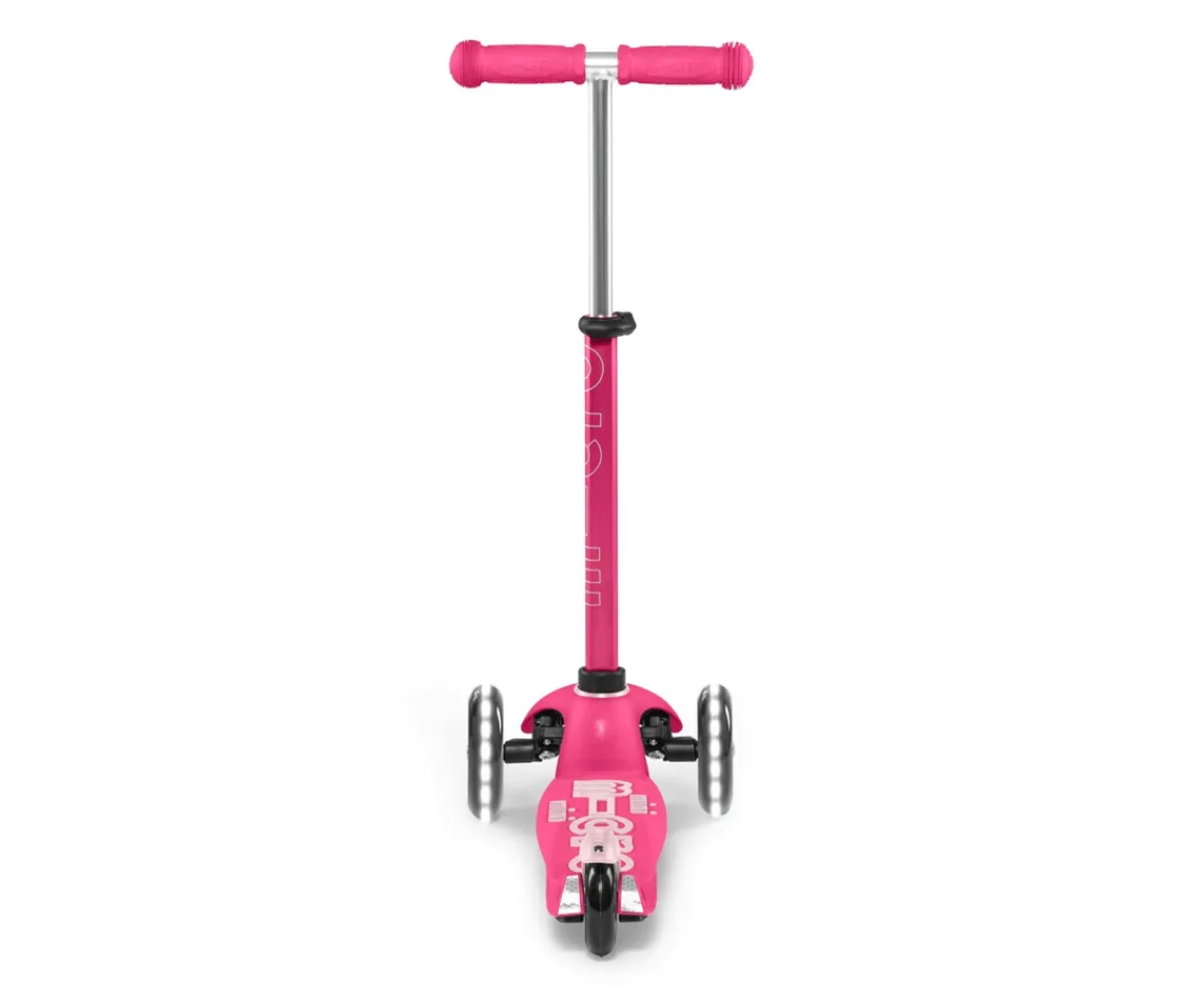 Hot Patinete Mini Deluxe Rosa Luces LED Niños Juguetes Niños 3 Años|Juguetes Niños 4 Años