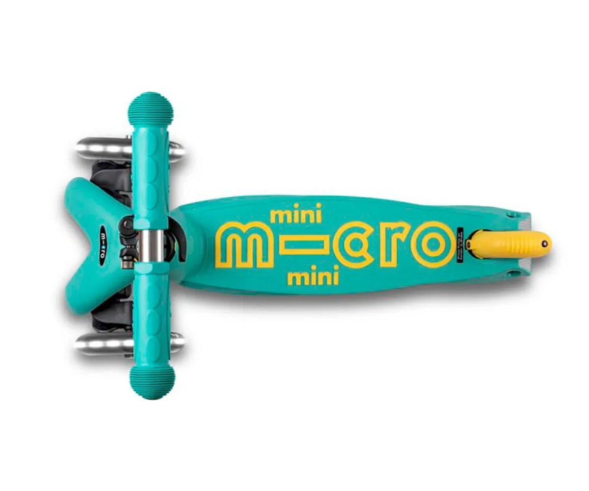 Clearance Patinete Mini Deluxe Eco Menta con Luces LED Niños Juguetes Niños 3 Años|Patinetes