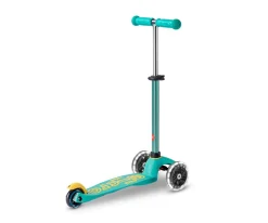 Clearance Patinete Mini Deluxe Eco Menta con Luces LED Niños Juguetes Niños 3 Años|Patinetes