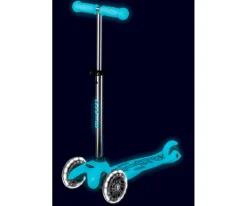Clearance Patinete Mini Deluxe Glow Aqua con Luces LED Niños Juguetes Niños 3 Años|Juguetes Niños 4 Años