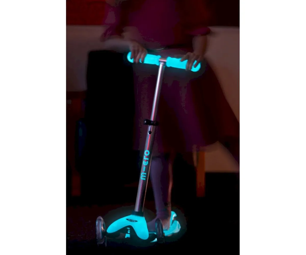 Clearance Patinete Mini Deluxe Glow Aqua con Luces LED Niños Juguetes Niños 3 Años|Juguetes Niños 4 Años