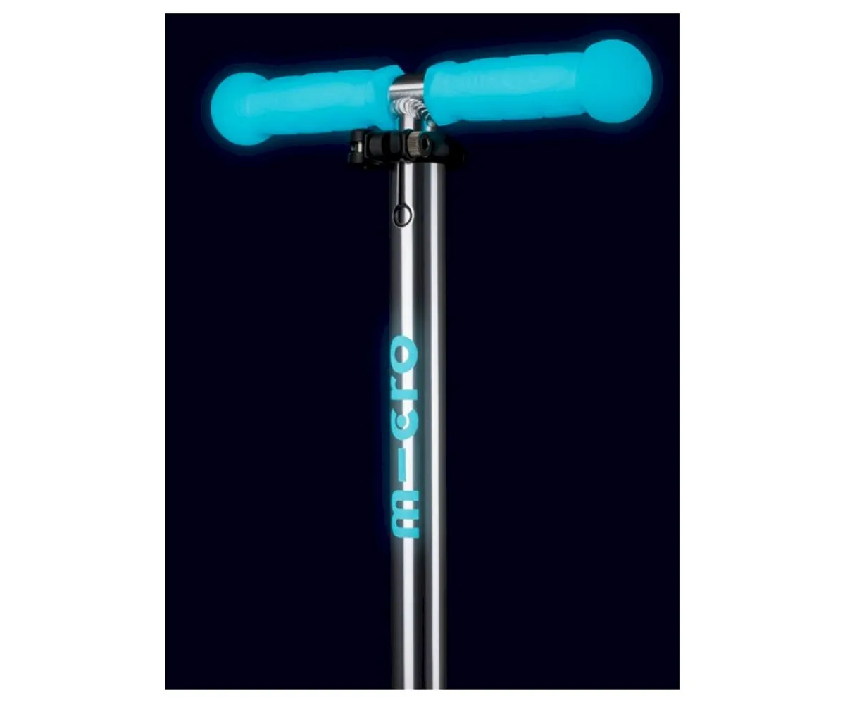 Clearance Patinete Mini Deluxe Glow Aqua con Luces LED Niños Juguetes Niños 3 Años|Juguetes Niños 4 Años