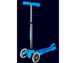 Hot Patinete Mini Deluxe Glow Blue con Luces LED Niños Juguetes Niños 5 Años|Juguetes Niños 3 Años