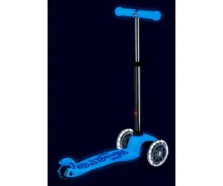 Hot Patinete Mini Deluxe Glow Blue con Luces LED Niños Juguetes Niños 5 Años|Juguetes Niños 3 Años