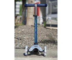 Patinetes^Micro Patinete Mini Deluxe Flux Neochrome Azul Luces LED