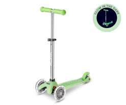 Online Patinete Mini Deluxe Glow Lime con Luces LED + Molinillo Cohete Niños Juguetes Niños 3 Años|Juguetes Niños 4 Años