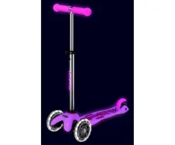 Sale Patinete Mini Deluxe Glow Rosa con Luces LED Niños Juguetes Niños 3 Años|Juguetes Niños 4 Años