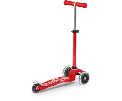 New Patinete Mini Deluxe Rojo Luces LED Niños Juguetes Más Recomendados|Juguetes Niños 4 Años