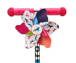 Hot Patinete Mini Deluxe Glow Lime con Luces LED + Molinillo Unicornio Niños Juguetes Niños 5 Años|Juguetes Niños 3 Años