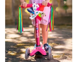 Hot Patinete Mini Deluxe Glow Lime con Luces LED + Molinillo Unicornio Niños Juguetes Niños 5 Años|Juguetes Niños 3 Años