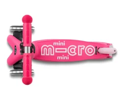 Patinete Plegable Mini Deluxe Rosa Luces LED Niños Juguetes Para Niños De 18 Meses|Juguetes Niños 3 Años