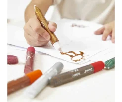 Clearance Pegamento con Purpurina 9 Unidades Material Escolar|Manualidades Para Niños