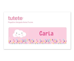 Cajas De Almuerzo^Tutete Pegatina Alargada Nube Rosa